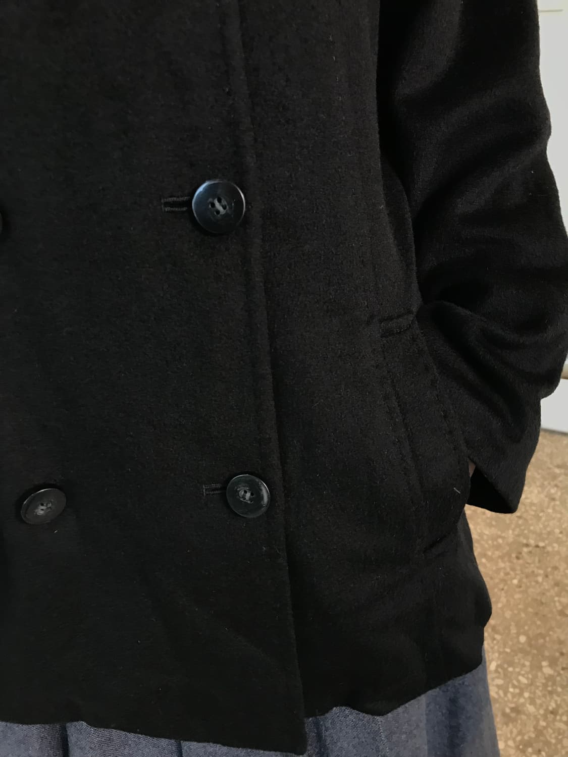 캐시미어  블랜드 더블 코트 상품이미지2