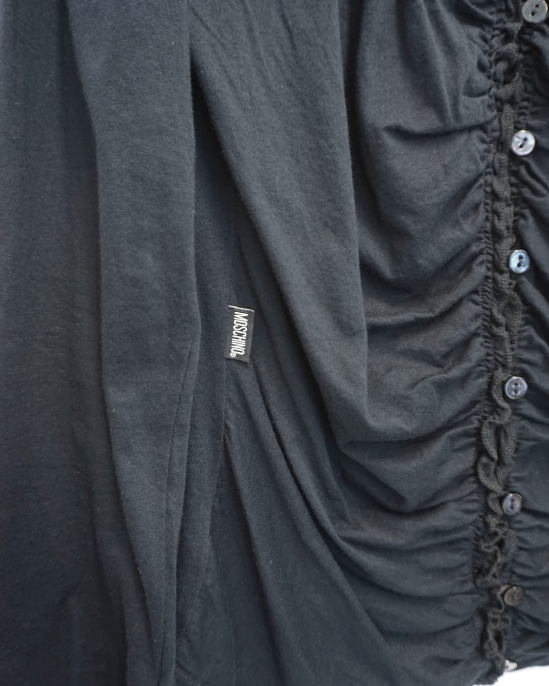 MOSCHINO JEANS ruched flower-detail top 상품이미지5