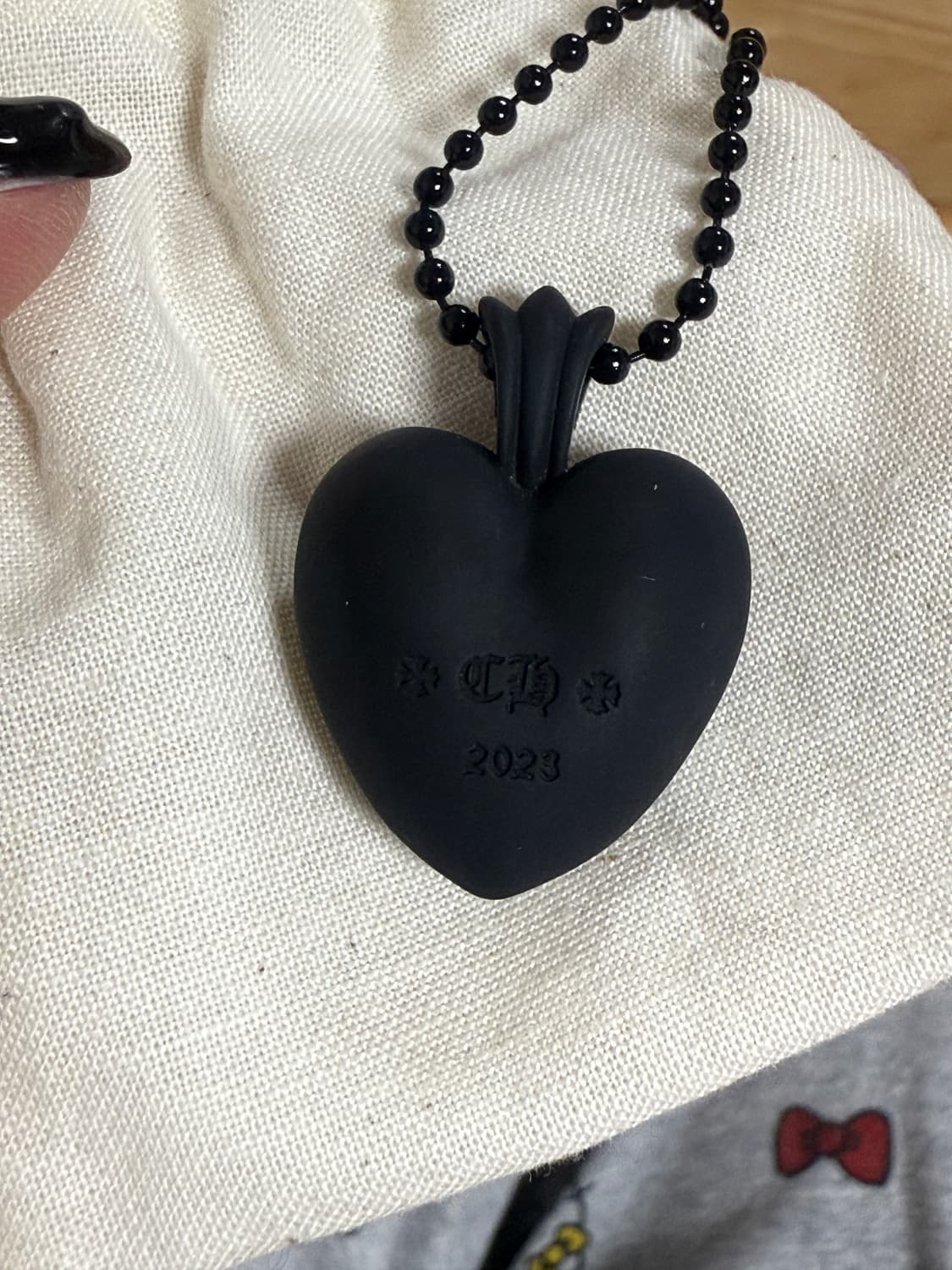 크롬하츠 실리크롬 하트 목걸이 상품이미지2