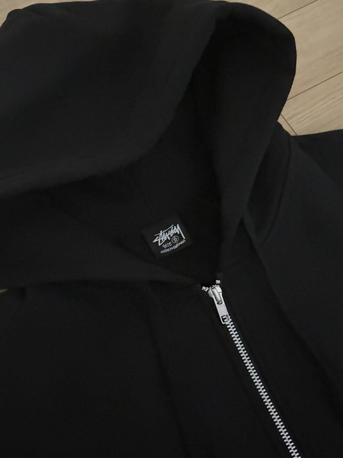 스투시 월드투어 후드집업 블랙 S 상품이미지3