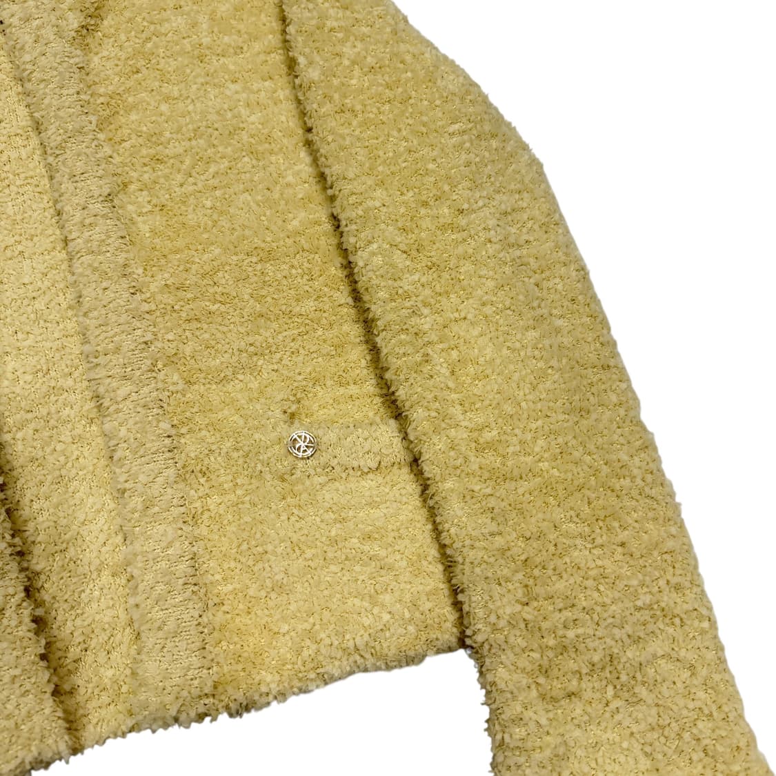 RRACE 레이스 플러피 니트 가디건 옐로우 상품이미지3