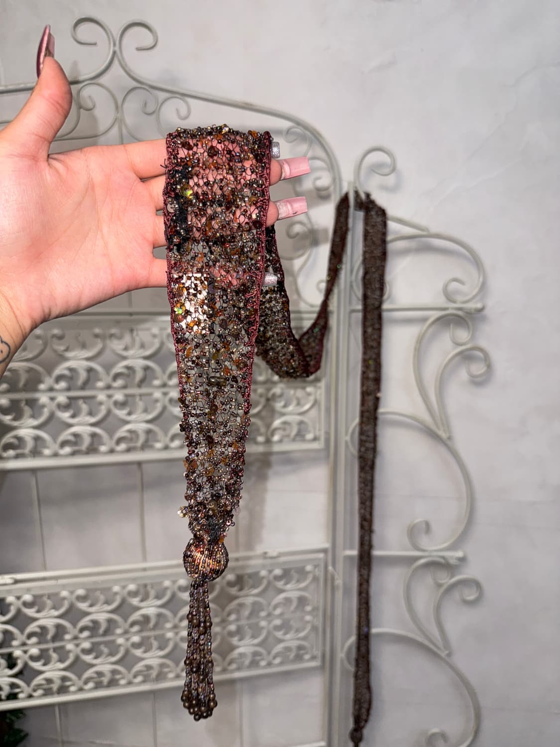 Metro City oriental beads scarf 상품이미지2