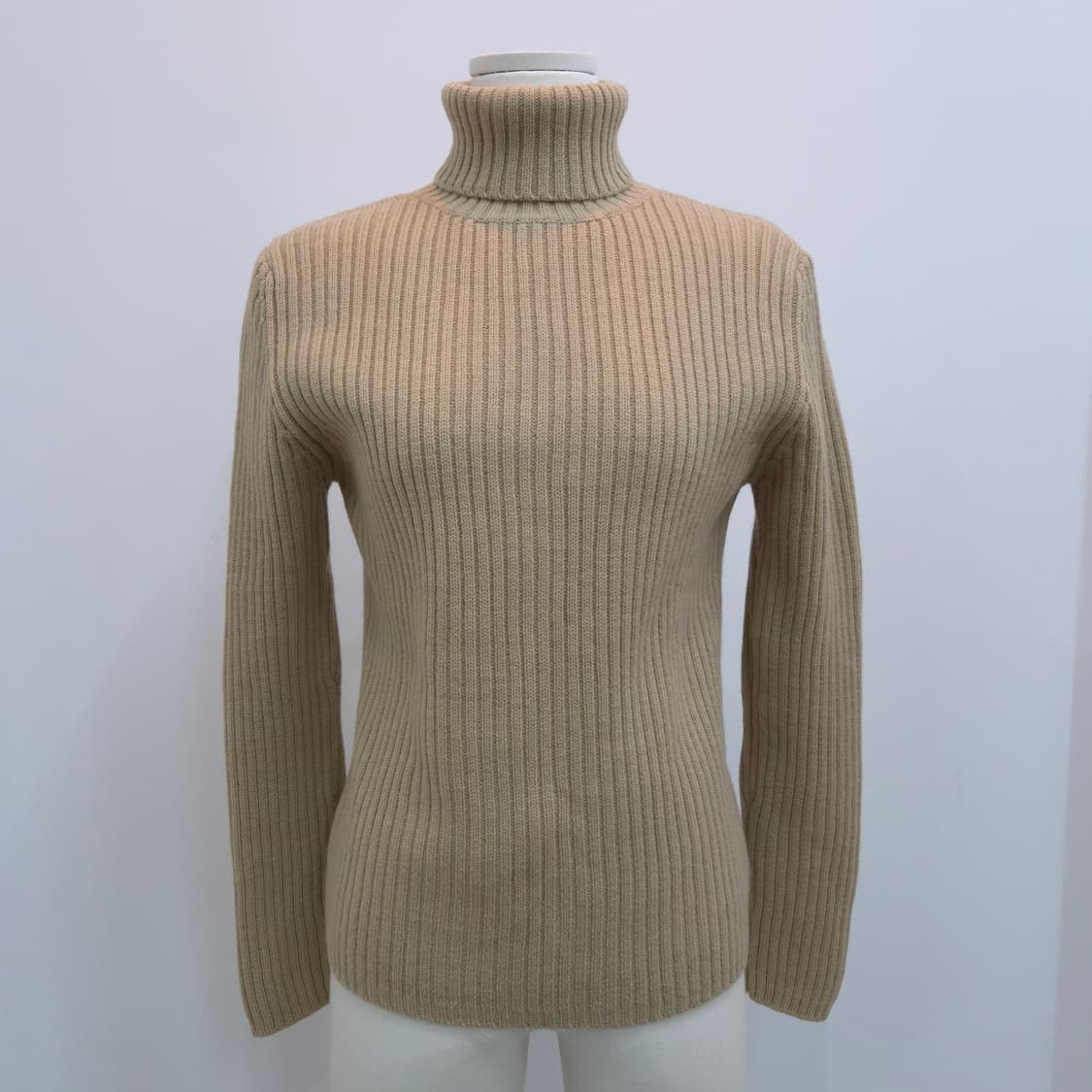 재팬 유니클로 울 100% 골지 터틀넥 니트 상품이미지1