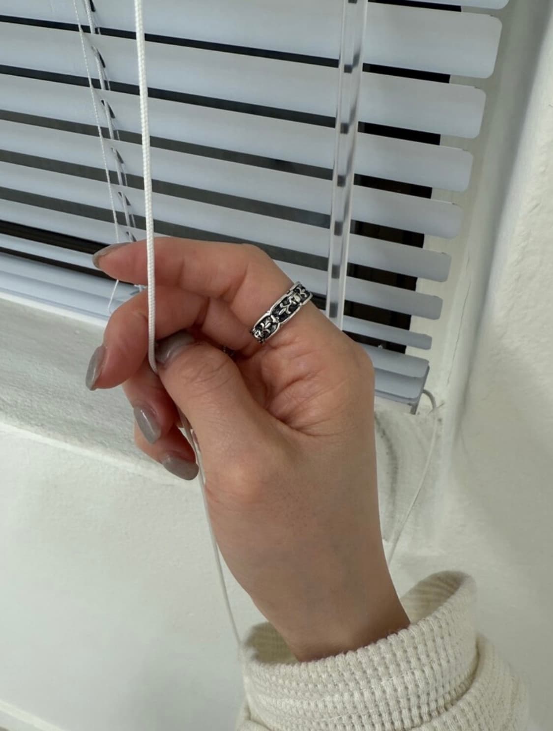 <새상품>실버925 오픈링 실버링 빈티지링 은반지 상품이미지4