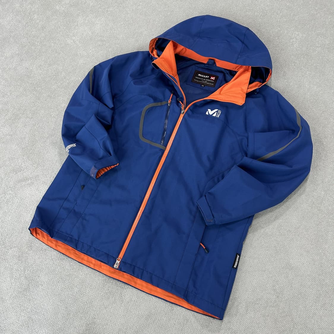 밀레 바람막이 등산 자켓 네이비 105 상품이미지1