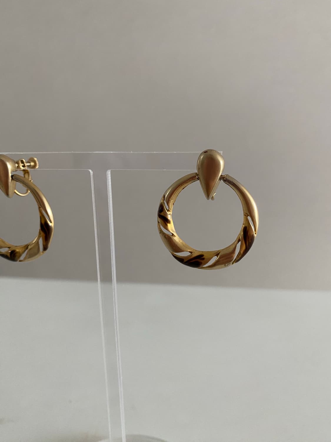 빈티지 골드톤 큐빅 반지 상품이미지6