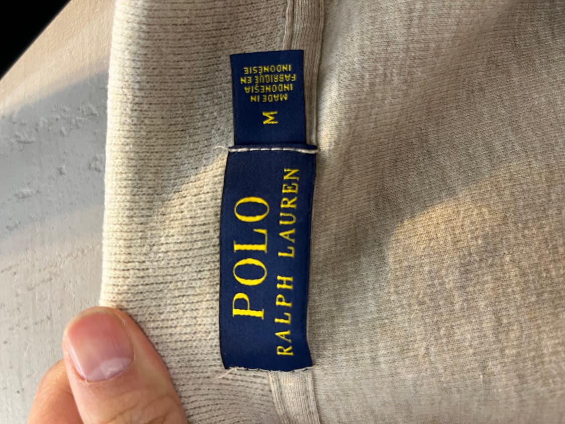 Polo RalphLauren 폴로 랄프로렌 신형 라벨 반집업 M 상품이미지6