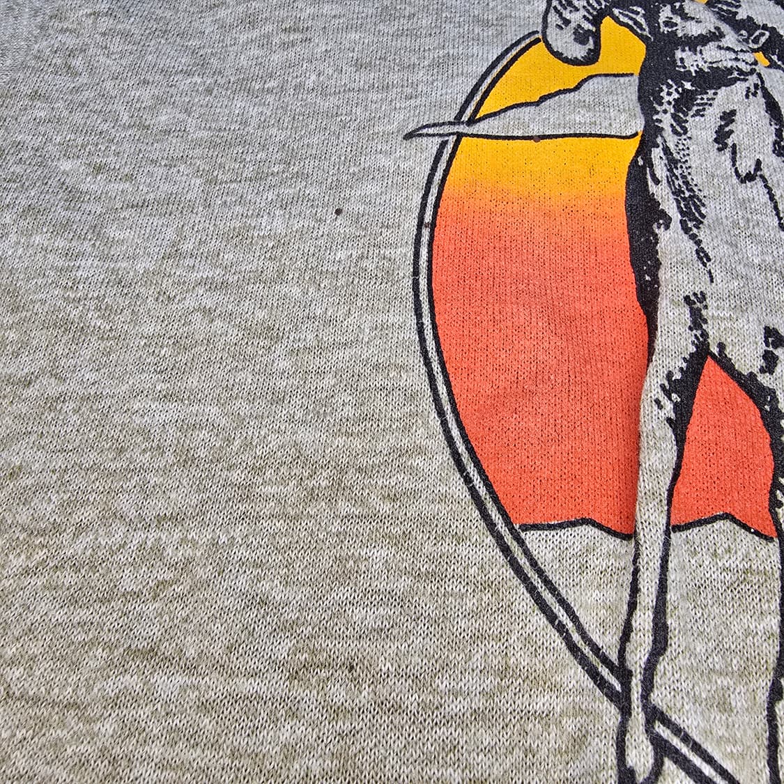 Vintage 80s Sportswear 링거 티셔츠 L 상품이미지4