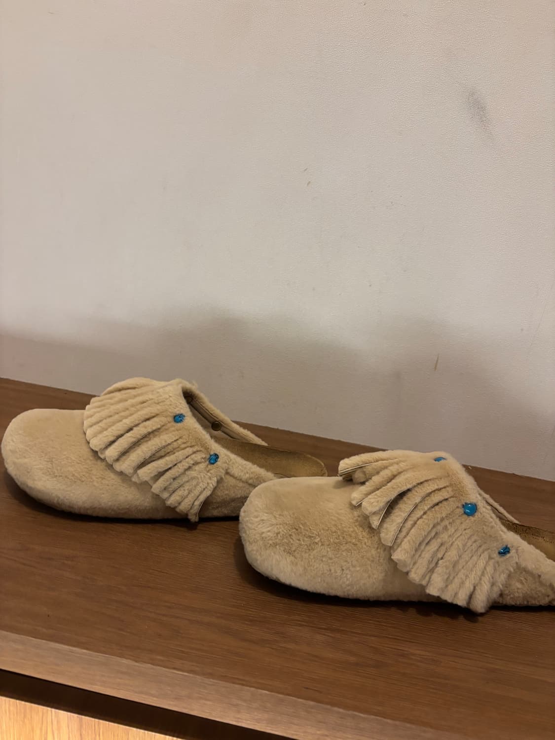 페르커 베이지색 뮬 상품이미지4