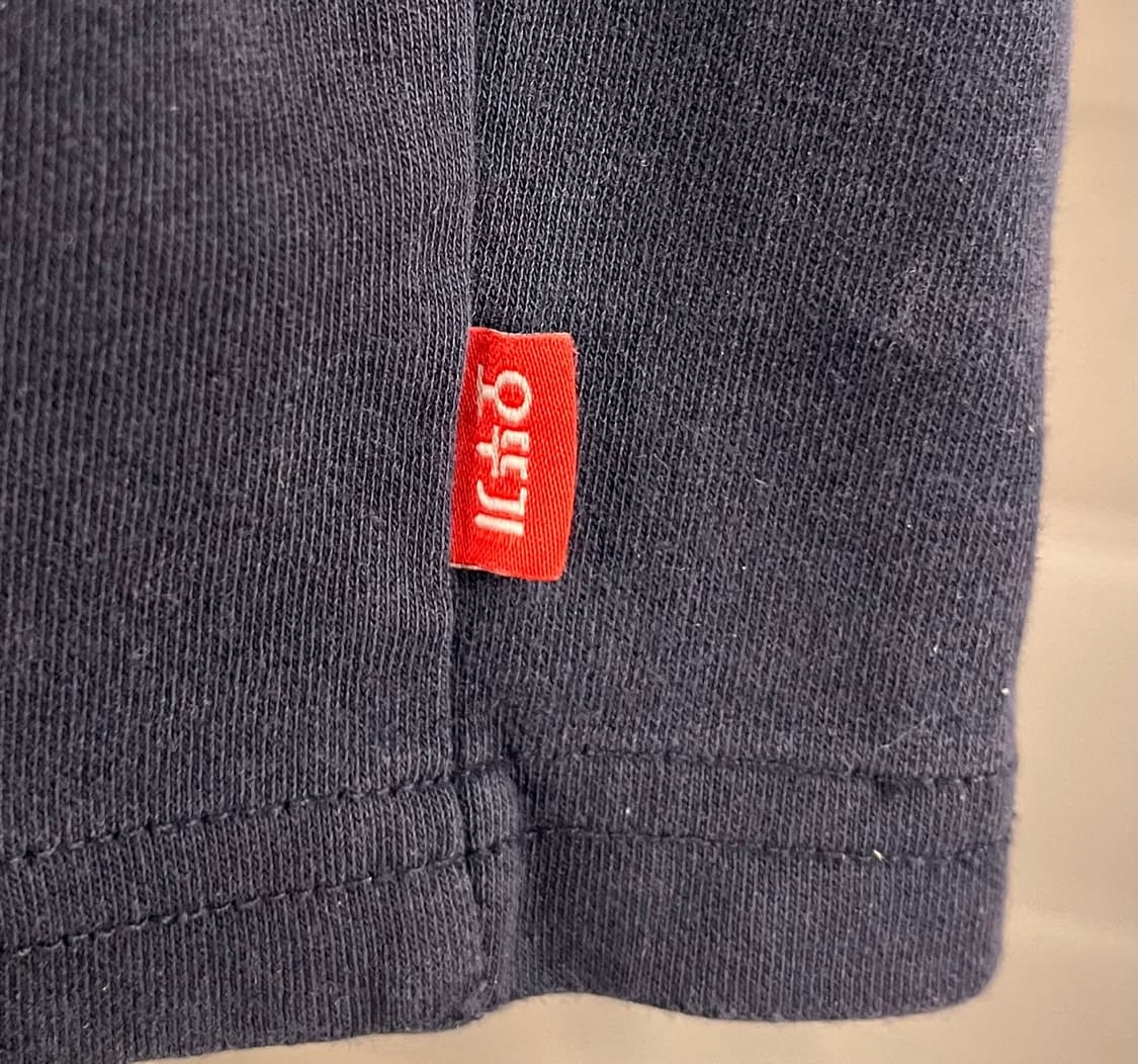 IAB STUDIO 오뚜기 마요 반팔 티셔츠 XL 네이비 상품이미지3