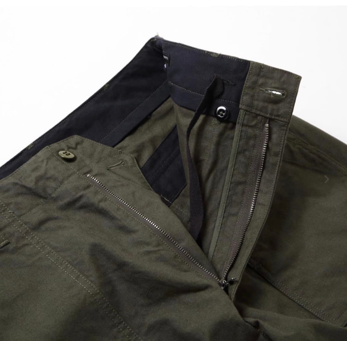 엔지니어드 가먼츠 퍼티그 팬츠 올리브 S 24AW 상품이미지7