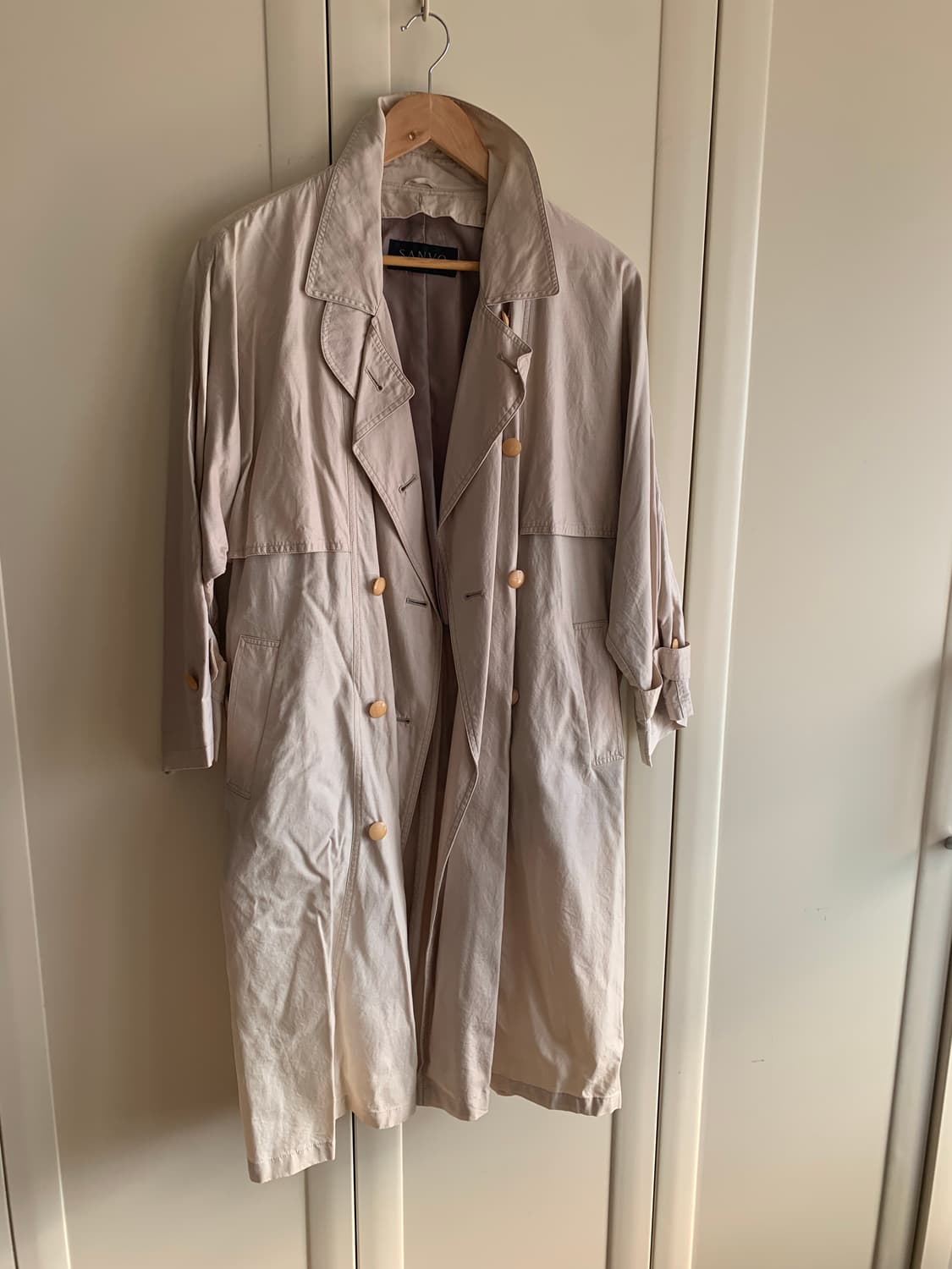 산요 일본. 빈티지 트렌치코트 상품이미지1