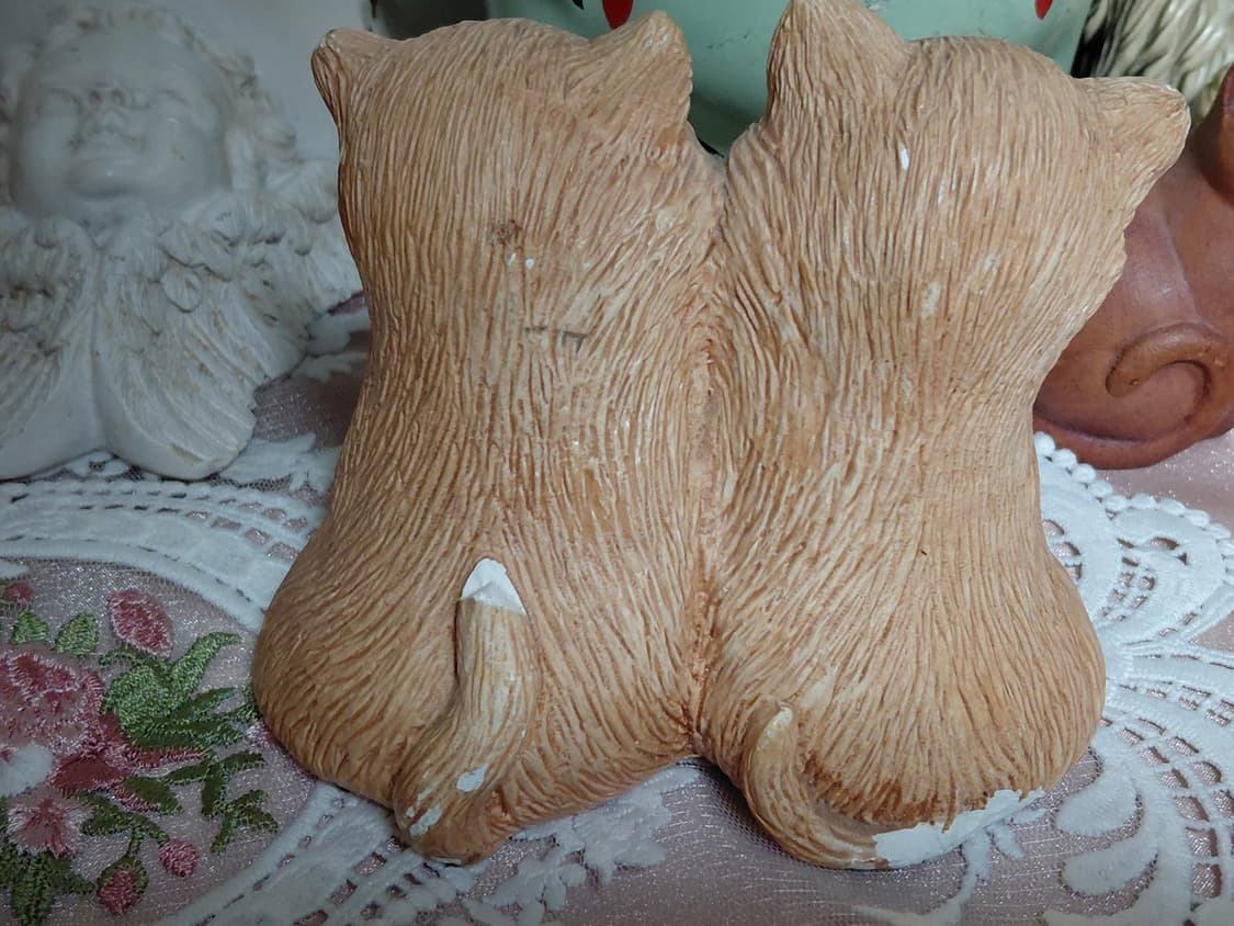 Vintage)영국 빈티지 고양이 장식 인형 상품이미지4