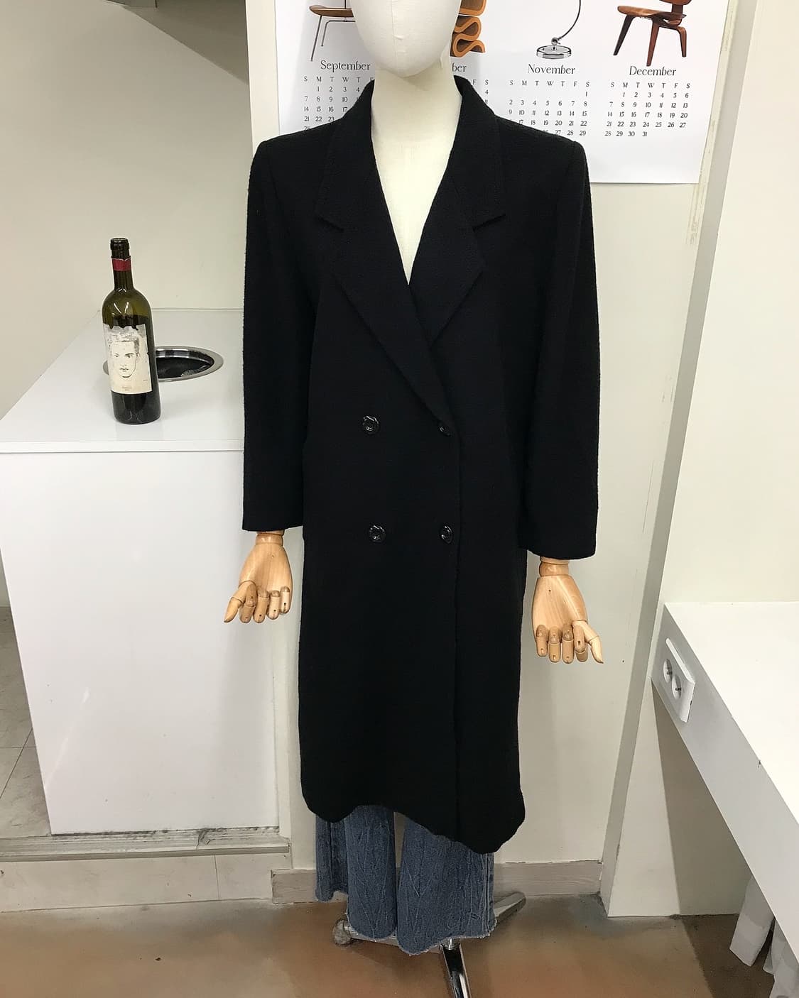 일제 캐시미어 100 더블 코트 상품이미지6