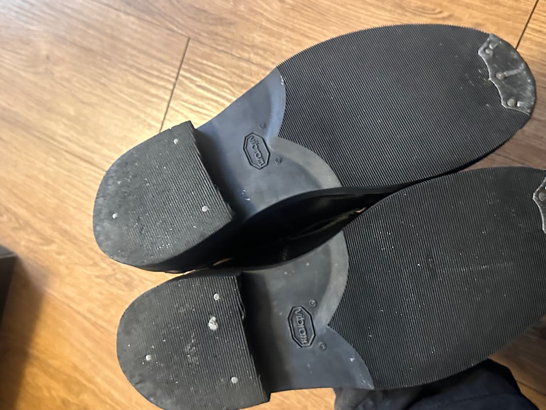 아워레가시 스틸토 블랙 레더 태슬 로퍼 42 상품이미지6