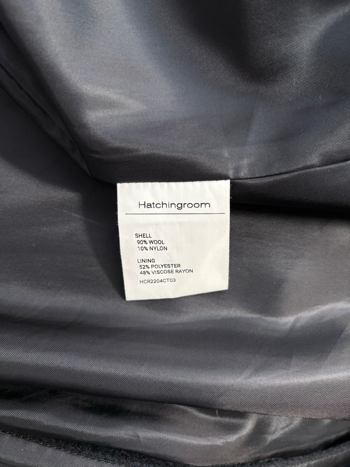 [4] 해칭룸 래글런(레글런) 슬리브 코트 네이비 상품이미지8