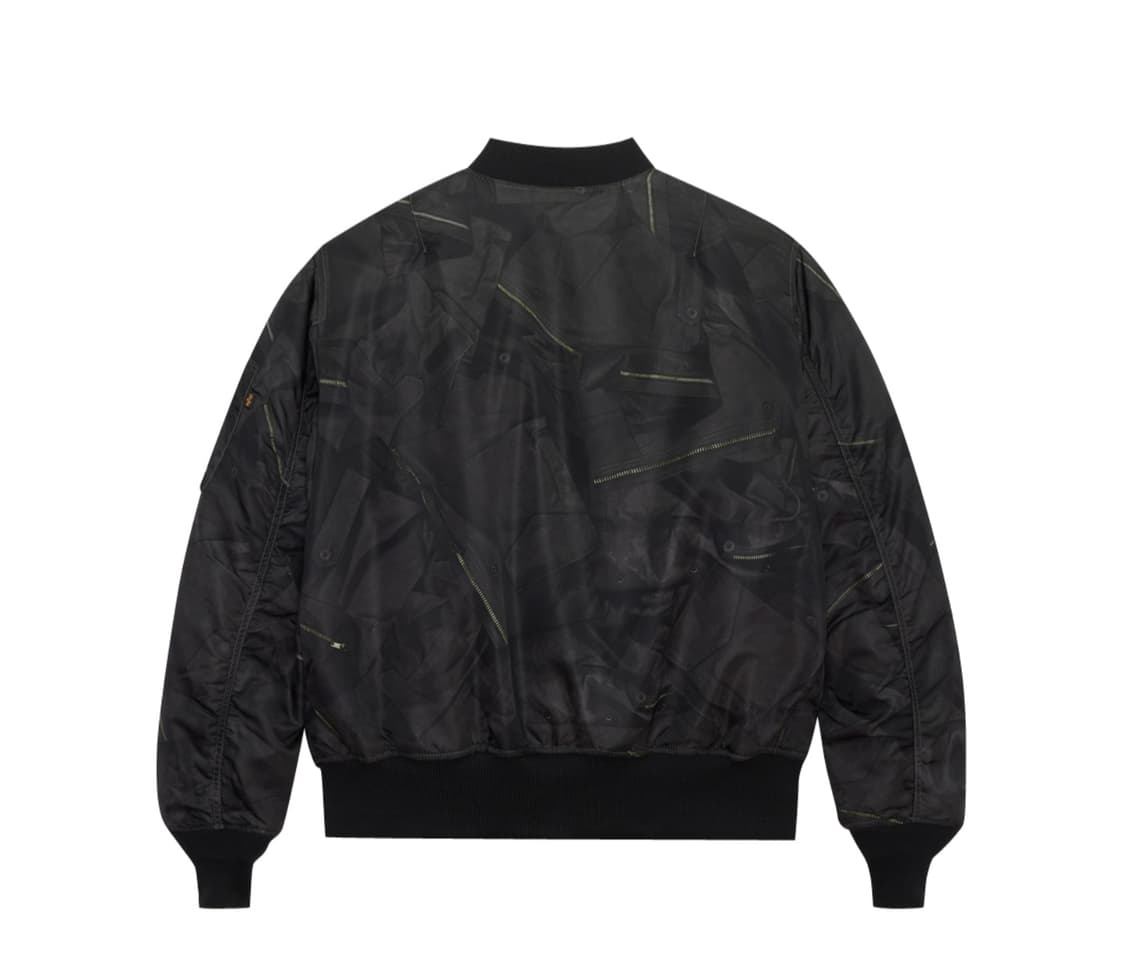 [M] 알파인더스트리 리버시블 Zippered print MA-1 상품이미지2
