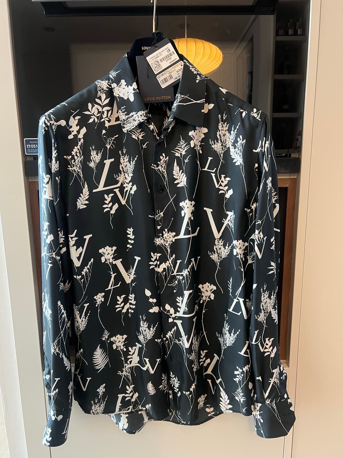 루이비통 리프 프린티드 실크셔츠[L0] 상품이미지1