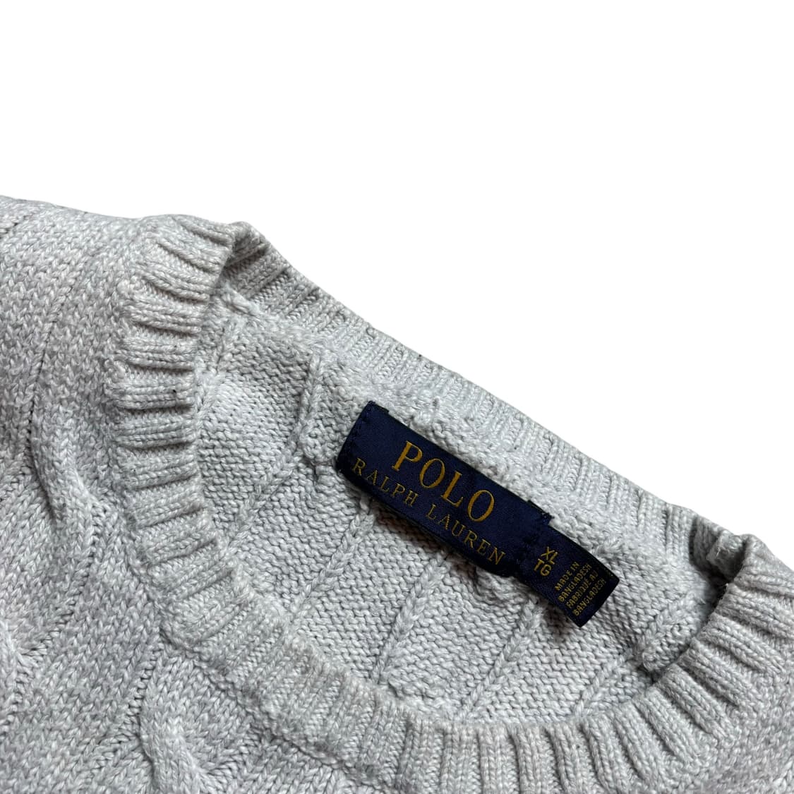 폴로 꽈배기 니트 상품이미지3