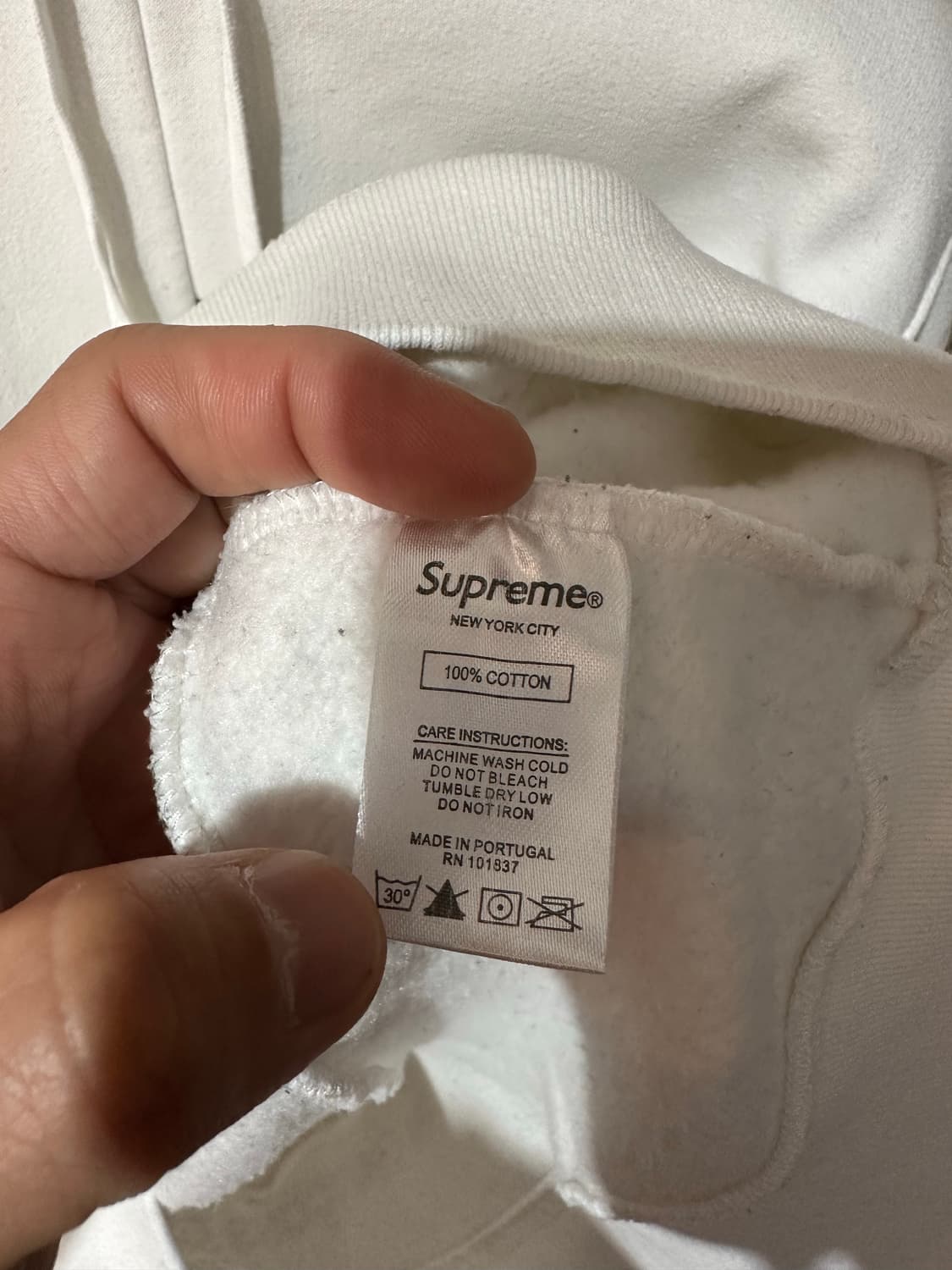 슈프림 x 꼼데가르송 셔츠 스플릿 박스로고 후드 상품이미지6