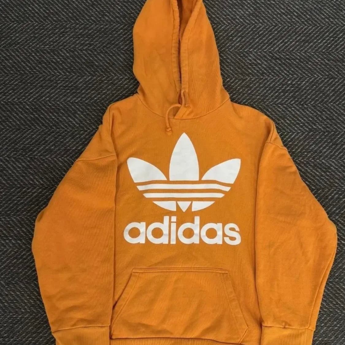 아디다스 오리지널 트레포일 빅로고 오렌지 후드 xl 상품이미지1