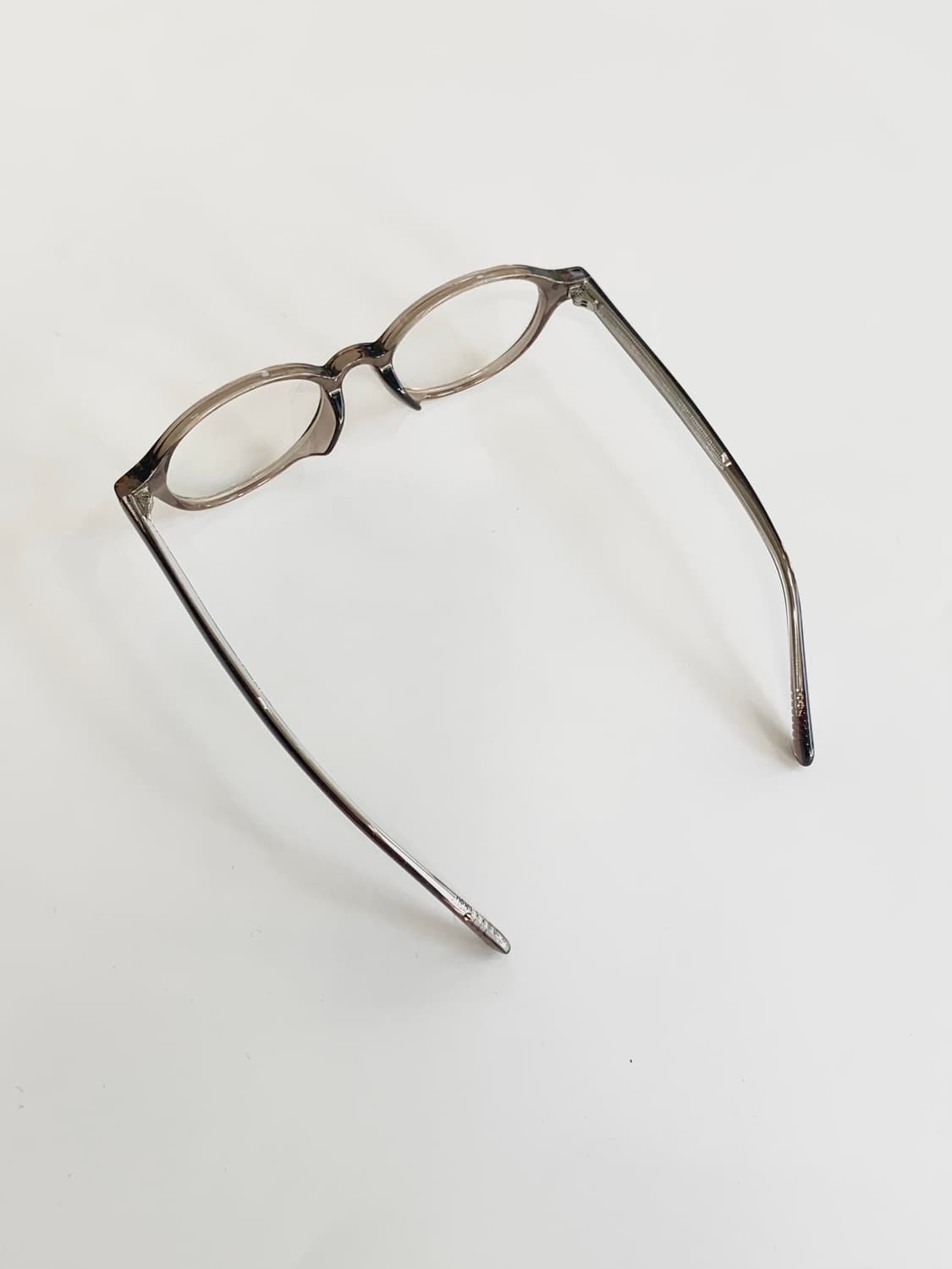 빈티지 타원형 레트로안구 뿔테 연브라운 331 상품이미지4