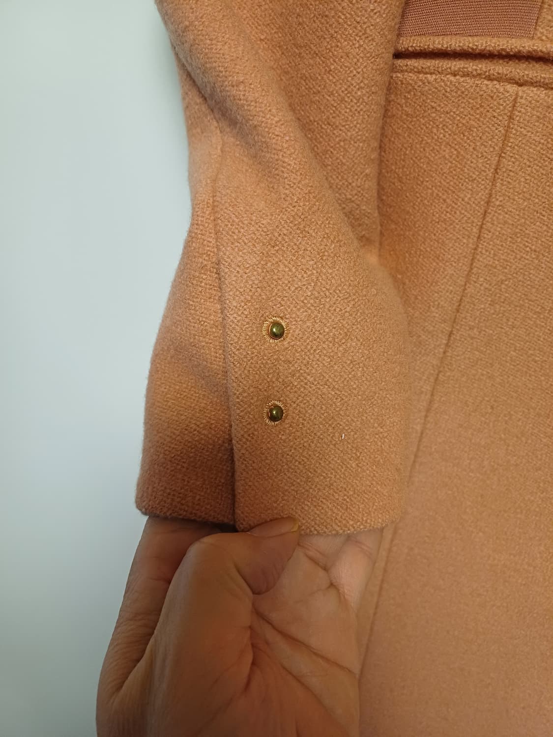 it MICHAA 코랄 울 코트 / 울87 / 55 / 데일리 결맞음 코 상품이미지4