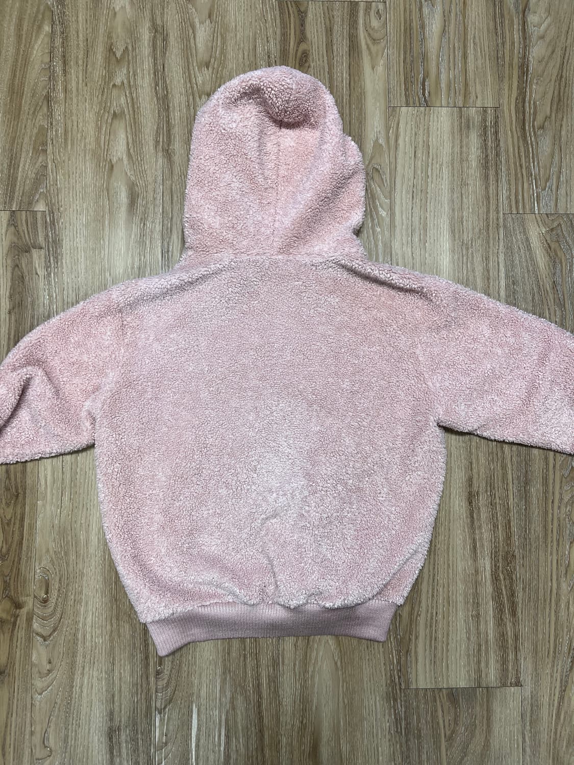 게스 핑크 후리스 후드집업 상품이미지5