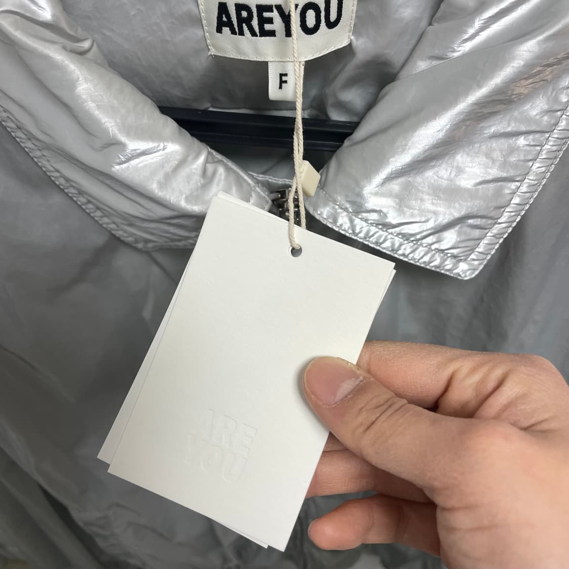 아유서울 실버 블루종 자켓 상품이미지6