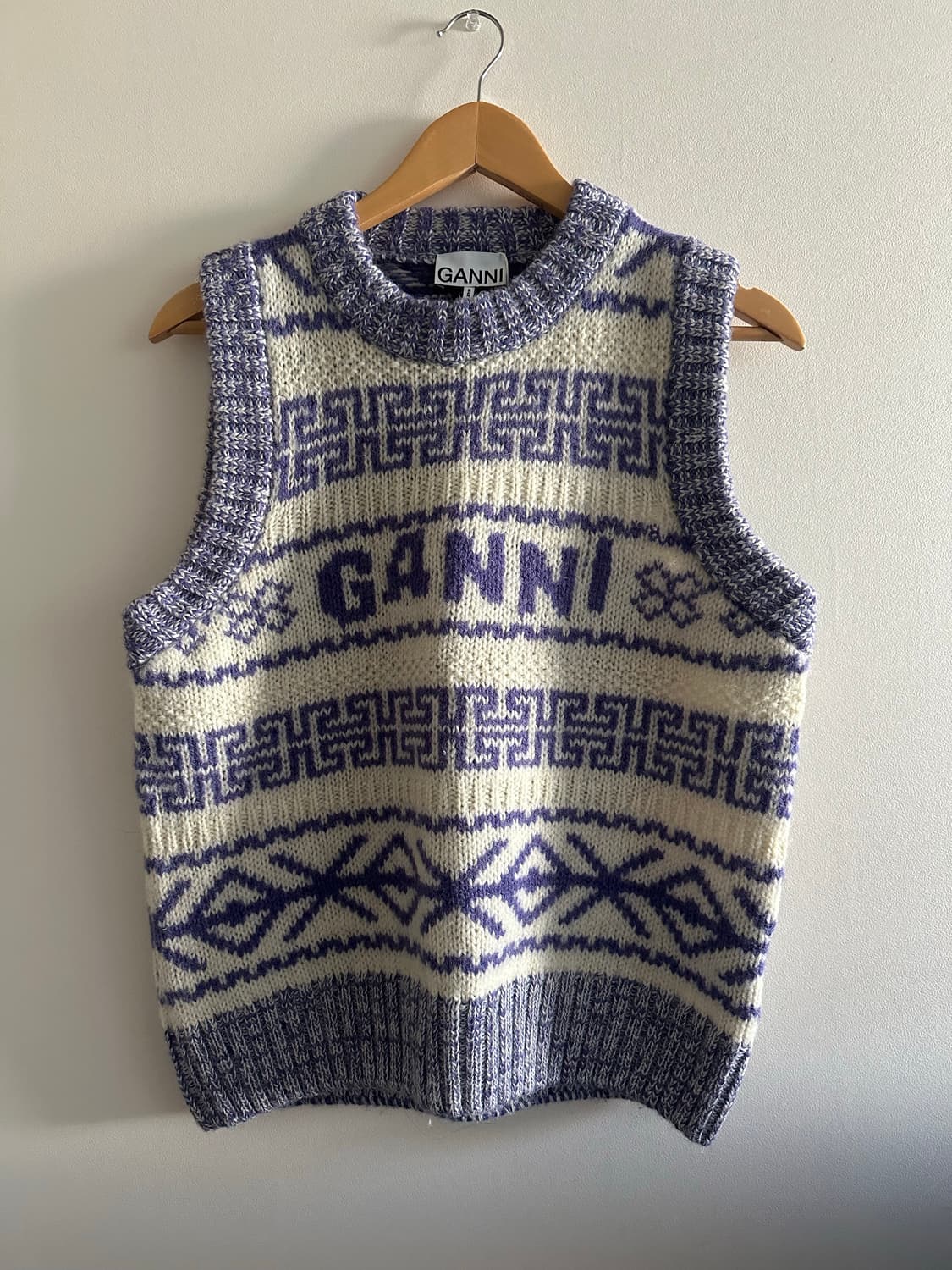 가니 니트 조끼 상품이미지1