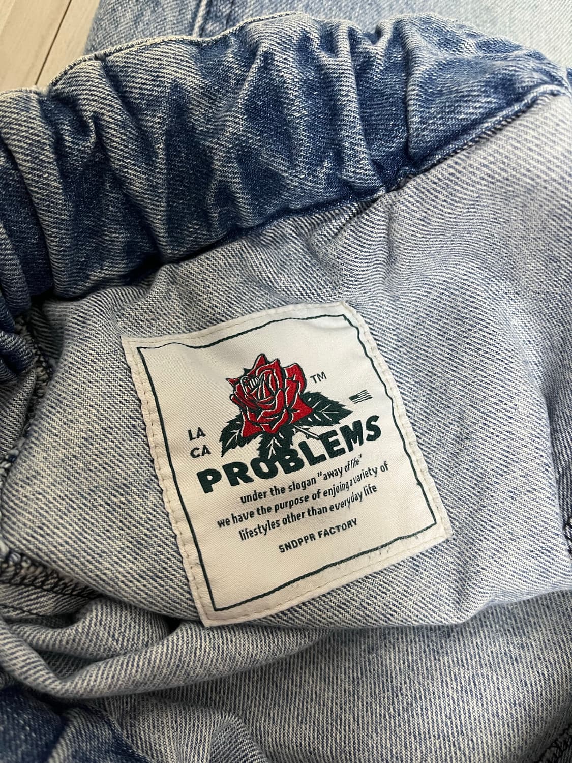 블라인드파일즈 샌드파이퍼 데님 쇼츠 상품이미지3