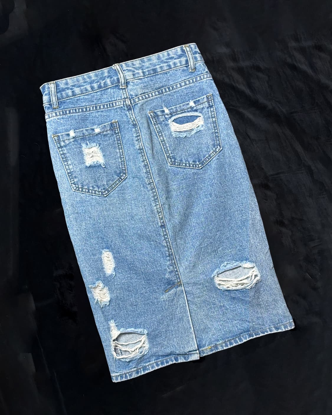 일본빈티지 ANAP 데님 스커트 상품이미지5