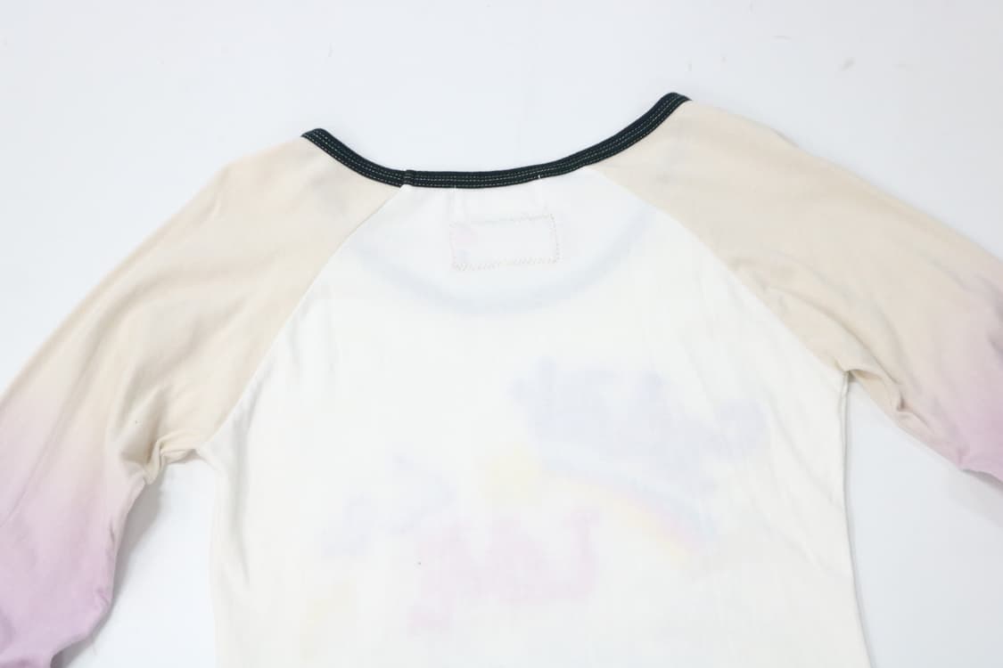 Scolar 스칼라 빈티지 그래픽 그라데이션 라글란 티셔츠 (M) 상품이미지8