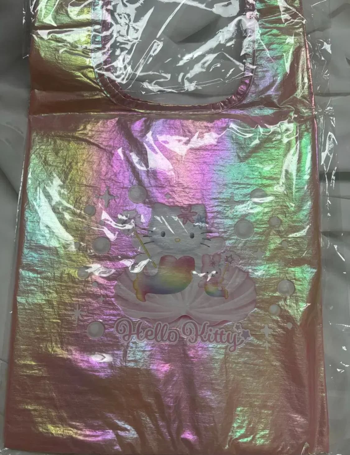 산리오 헬로키티 판타지 오로라 에코백 머메이드 장바구니 상품이미지1