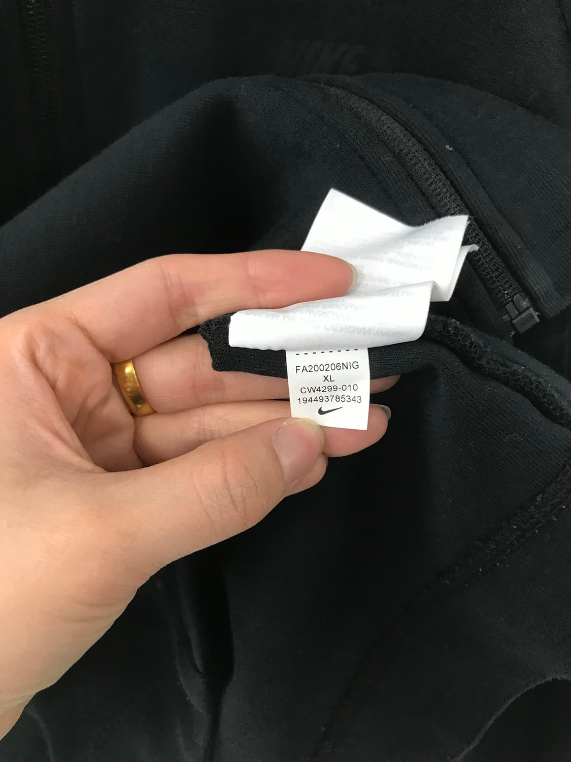 나이키 테크팩 블랙 후드집업 상품이미지6