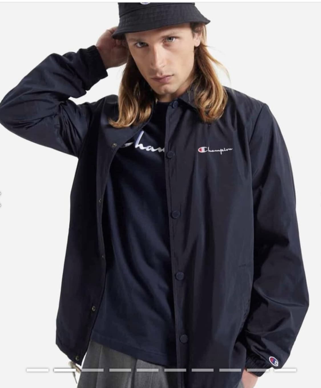 챔피온 리버스위브 코치자켓 블랙  M 상품이미지2