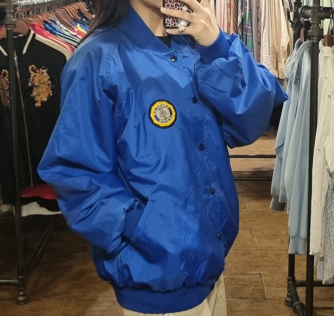 [Hi] vtg 빈티지 야구점퍼 블루 상품이미지3