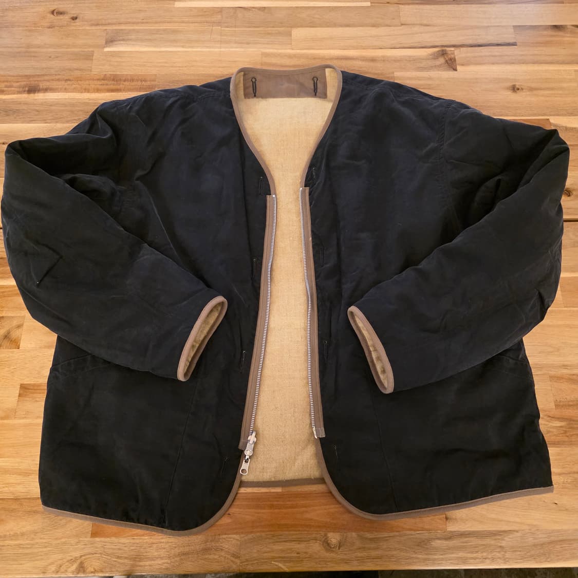 [XL] 느린양반 X 스펙테이터 실크나일론 라이너 자켓 머스타드 상품이미지2