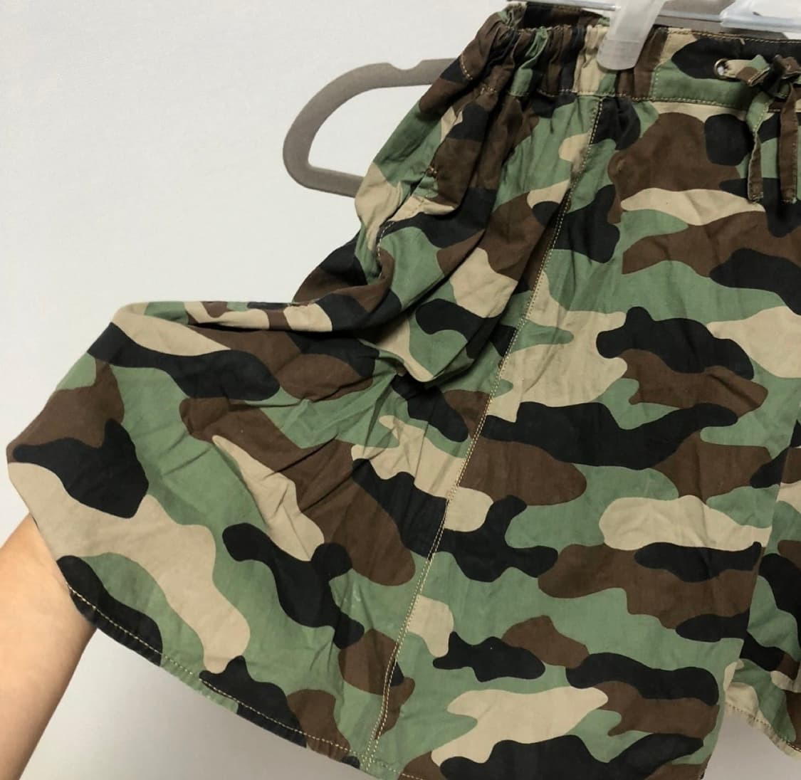 카모 밀리터리 치마바지 상품이미지2