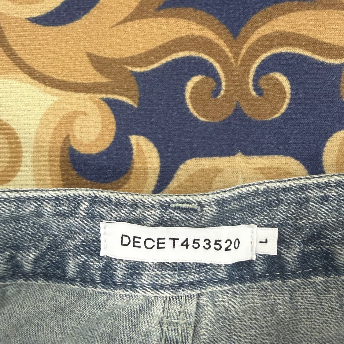 (M)데케트 DECET 와이드 부츠컷 데님팬츠 상품이미지4