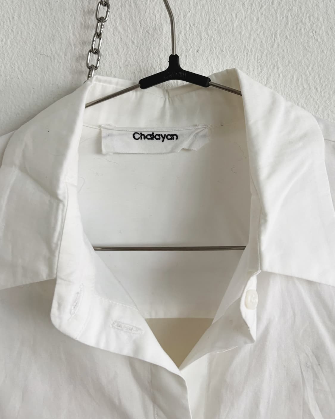 후세인 살라얀 백 시스루 셔츠 상품이미지7