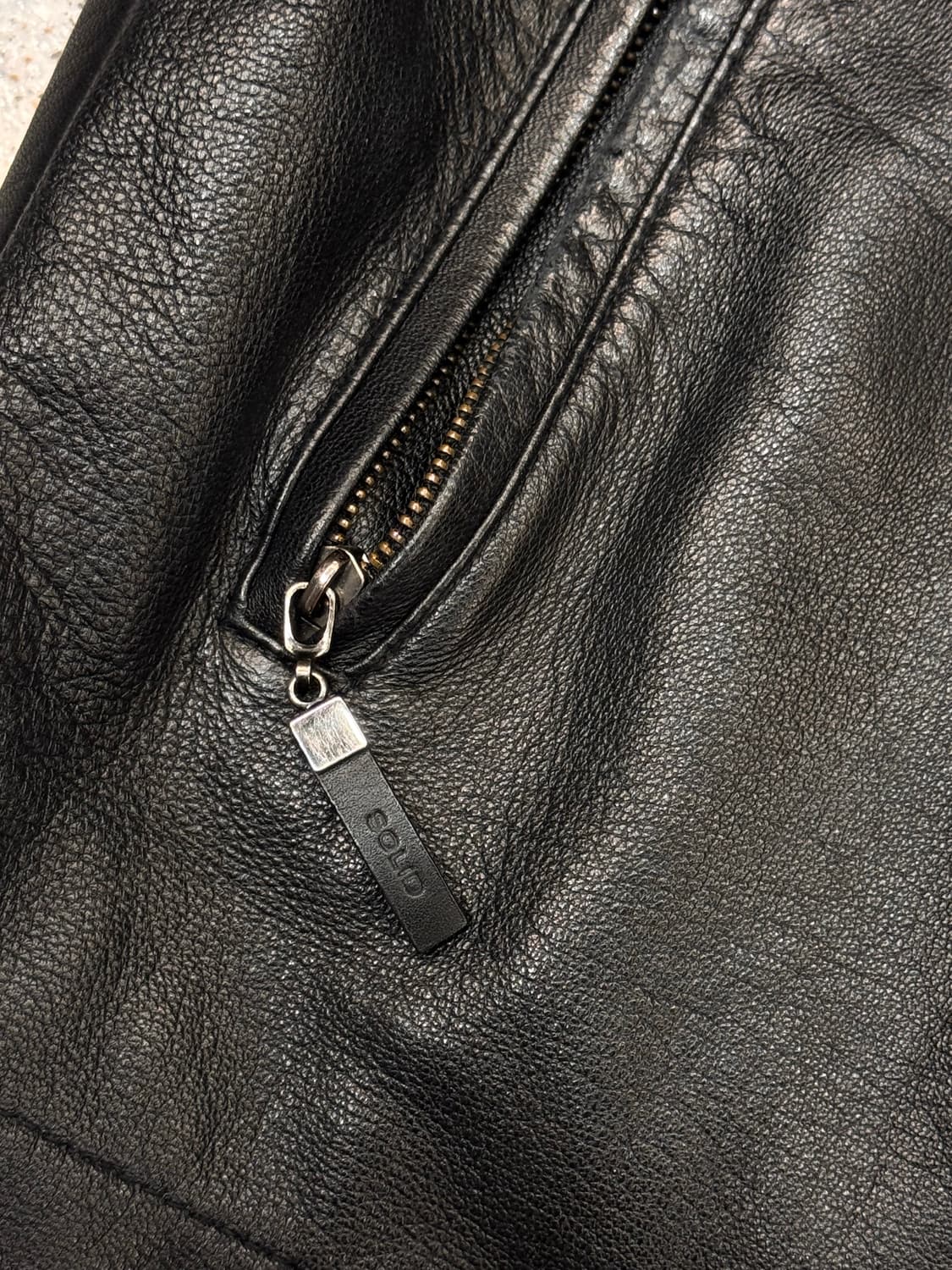 솔리드 옴므 우영미 양가죽 램스킨 싱글 라이더 자켓 블랙 상품이미지5