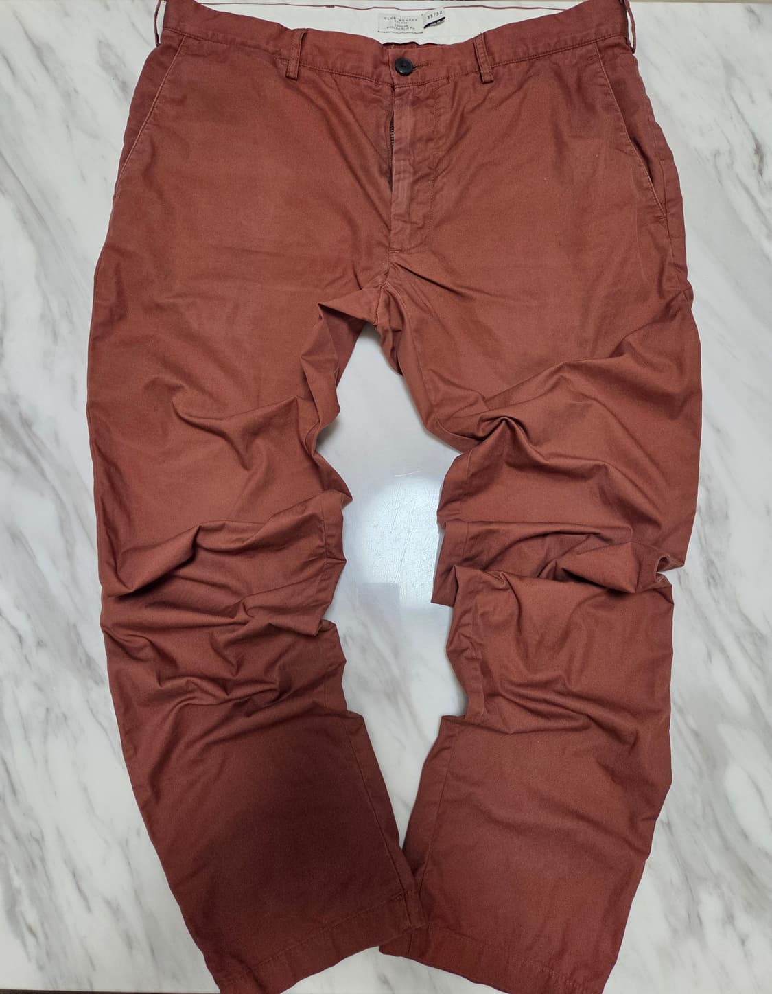 클럽모나코 버건디 면팬츠 상품이미지1