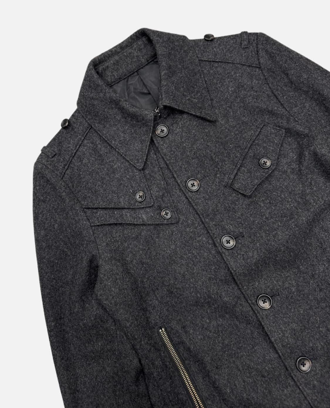 PPFM military charcoal wool jacket 상품이미지3