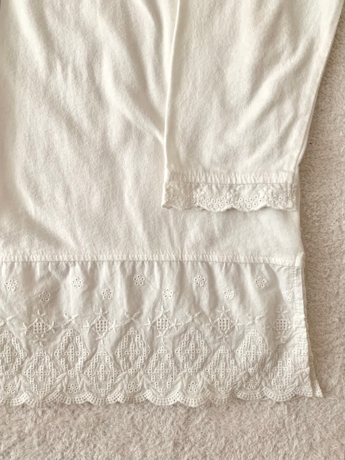 SM2 레이스 티셔츠 상품이미지3