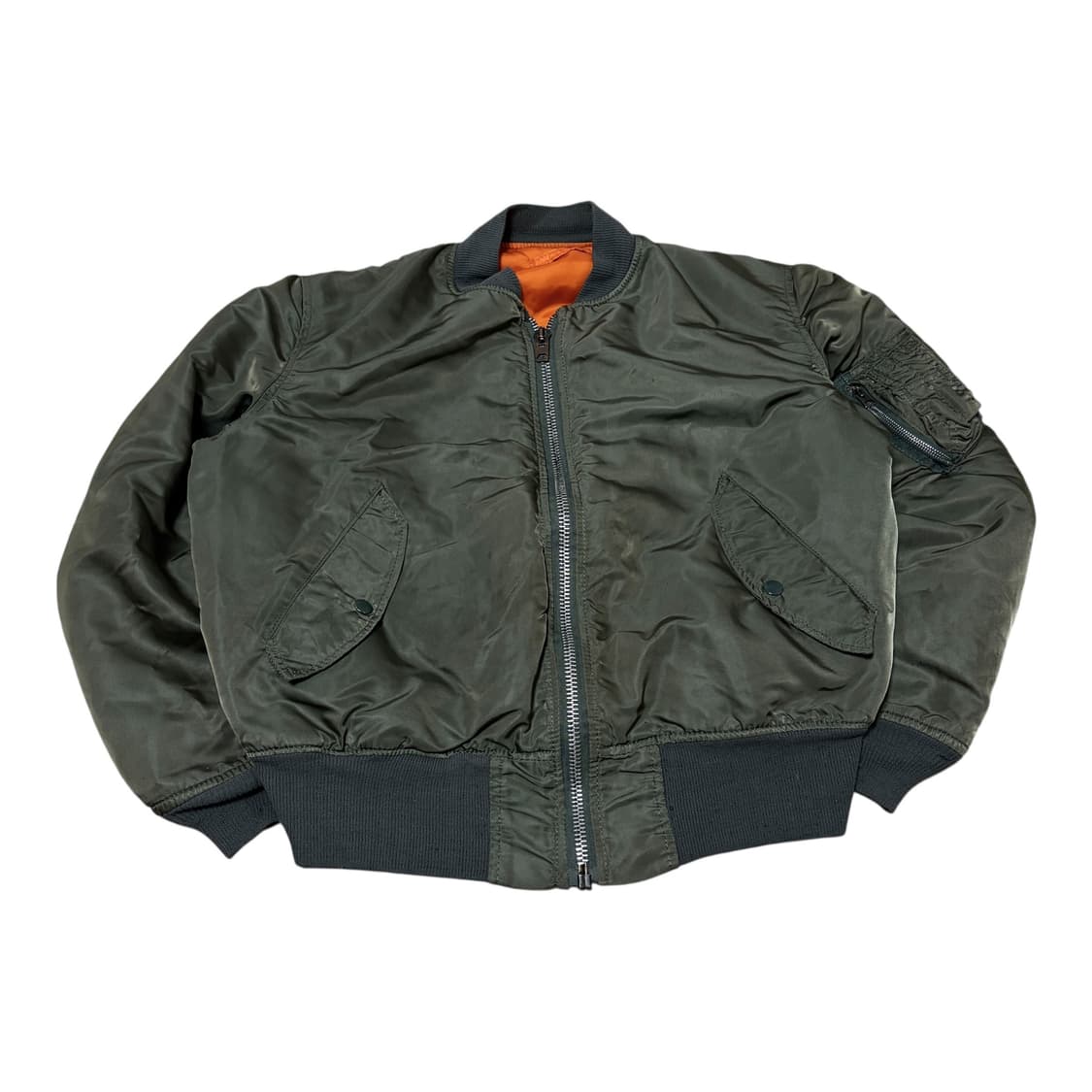 USA 알파인더스트리 오리지널 90s MA-1 스코빌 지퍼 상품이미지1