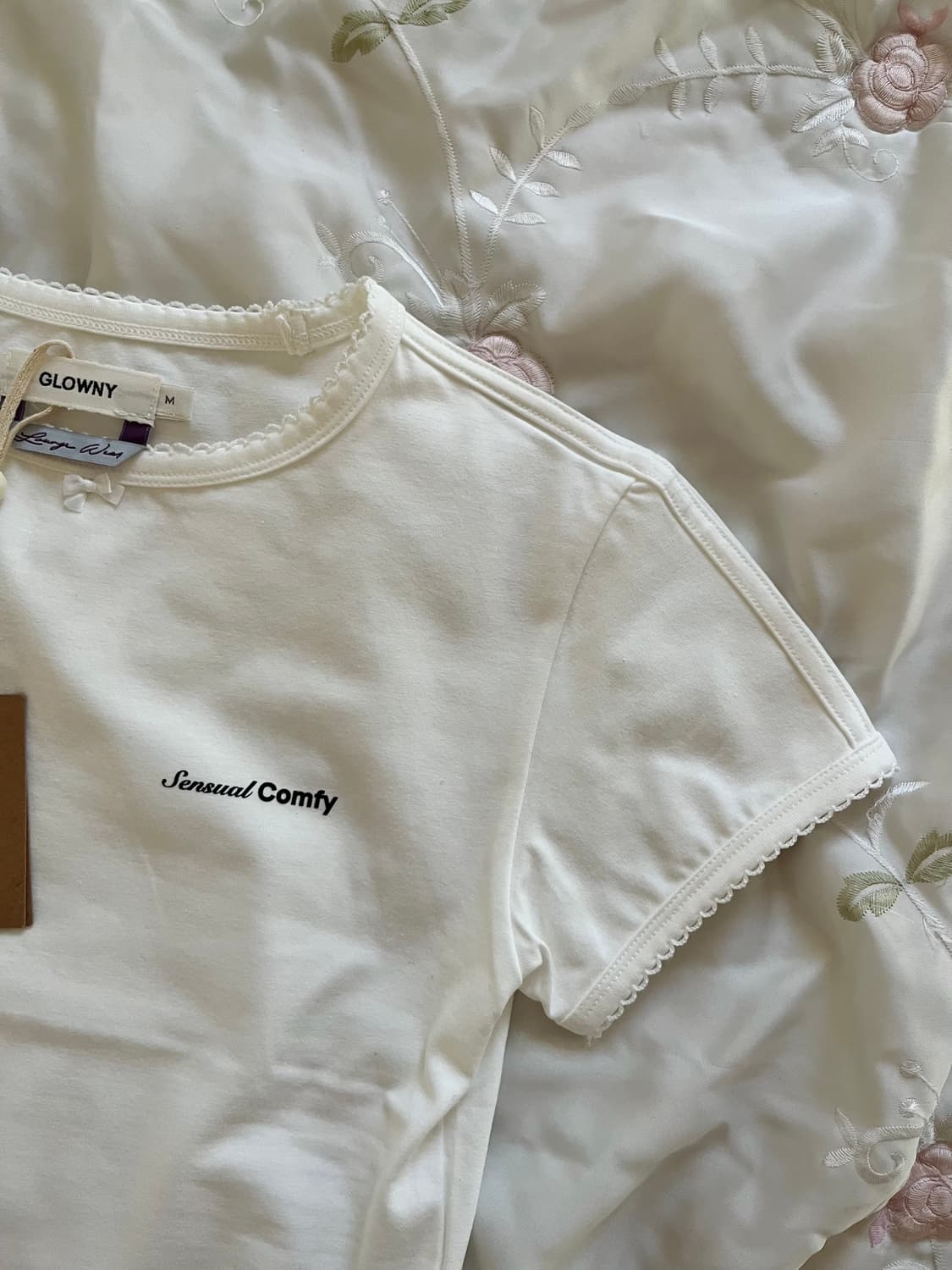 핀터st) 글로니 레이스 반팔 티 m 상품이미지2