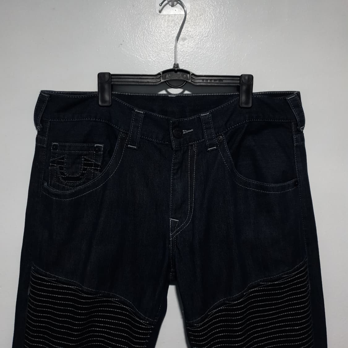 36인치) 트루릴리전 큐알 정품 섹션 모토 바이커 데님 팬츠 청바지 발망 상품이미지2