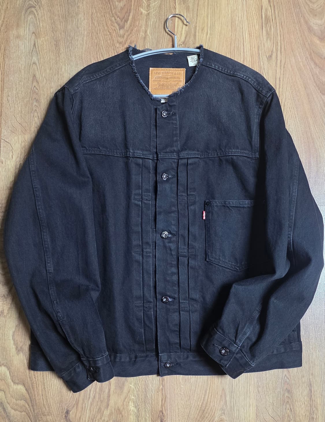 리바이스x에디피스 흑청자켓 L 상품이미지3