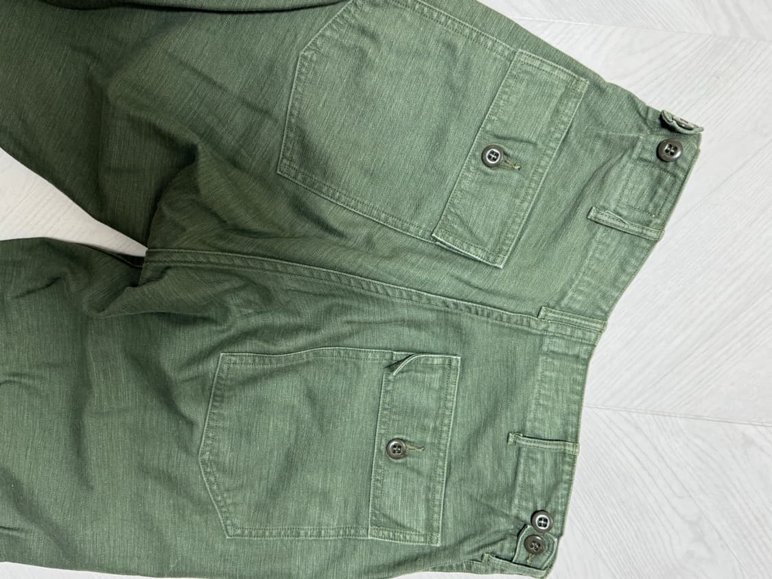 Orslow 오어슬로우 오리지널 레귤러 퍼티그팬츠 2 size  상품이미지3